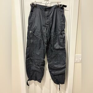 Vintage Y2K Nylon Rave Cargo baggy pants 34x31.5 Prototype
